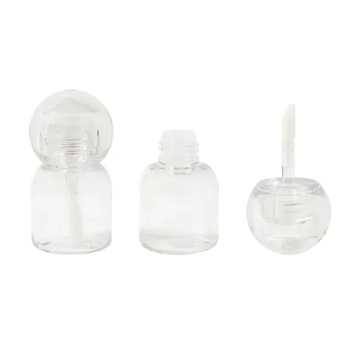 transparent 5ml glass lipgloss tubes