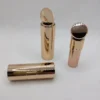 shiny rose gold lipstick tube empty with mirror