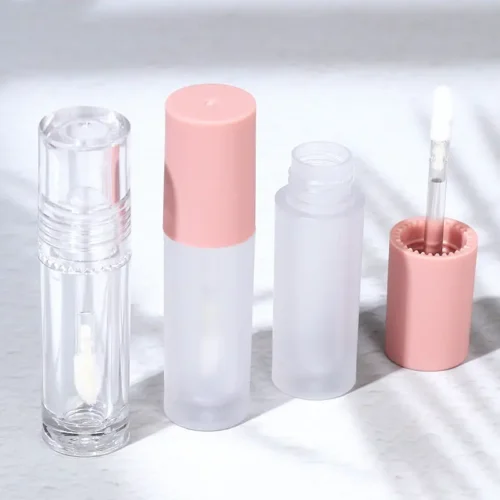 Empty 3ml pink lipgloss tube