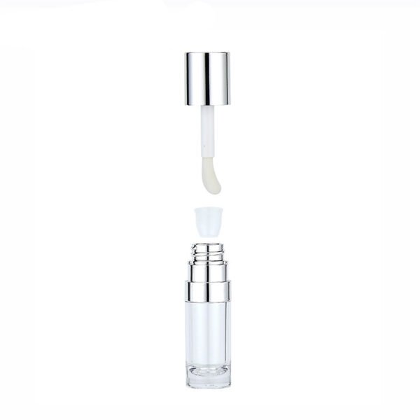 8ml transparent silver lipgloss tubes 3