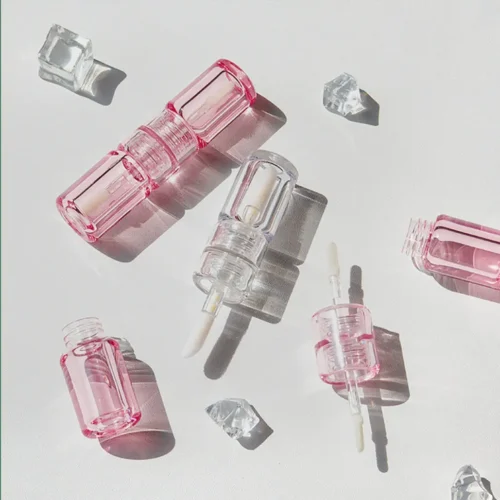 double cute lipgloss tubes