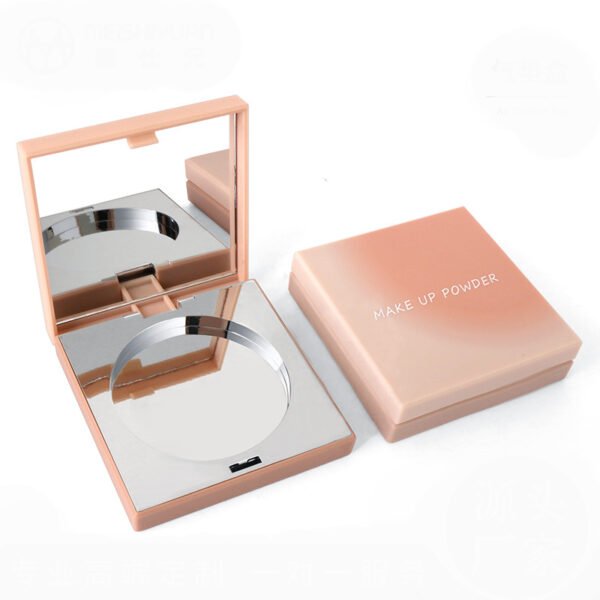 graduated square makeup compact case