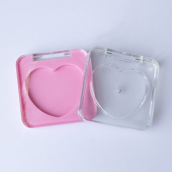 square heart shape pan eyeshadow case powder blusher case 7